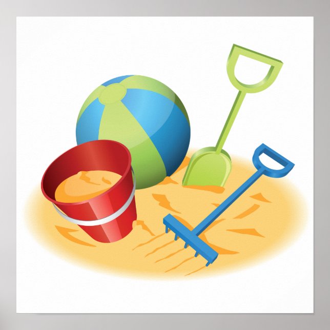 Beach Toys Poster (Front)