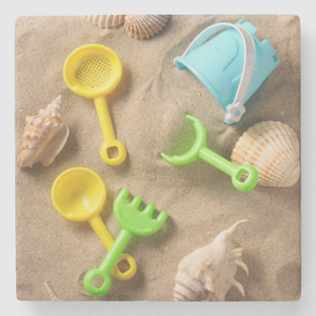 Beach Toys Stone Coaster (Front)
