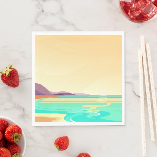 Beach travel napkin (Insitu)