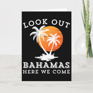 Beach Travelling Group Matching Spring Break Summe Card