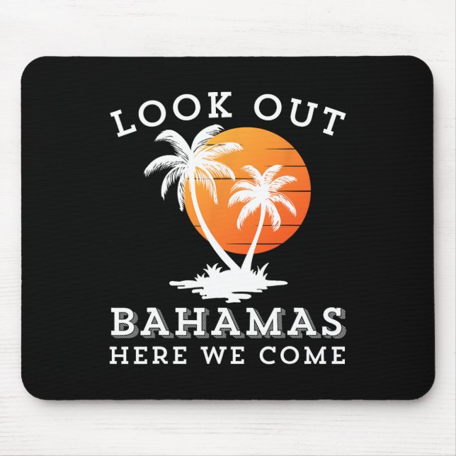 Beach Travelling Group Matching Spring Break Summe Mouse Pad (Front)