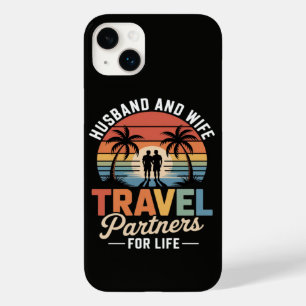 Beach Travelling - Husband and Wife Travel Partner Case-Mate iPhone 14 Plus Case