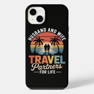 Beach Travelling - Husband and Wife Travel Partner iPhone 14 Plus Case