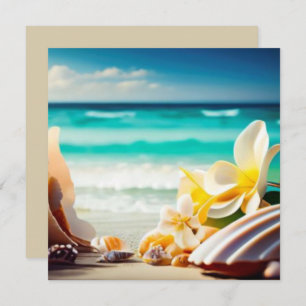 Beach Treasures Blank Greeting Card
