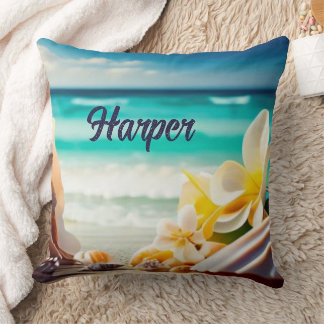 Beach Treasures Cushion (Blanket)