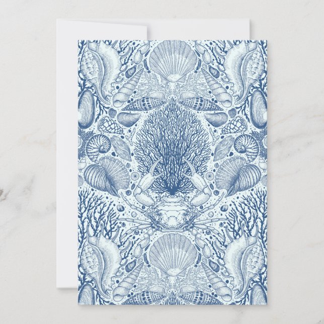 Beach treasures in blue (Front)