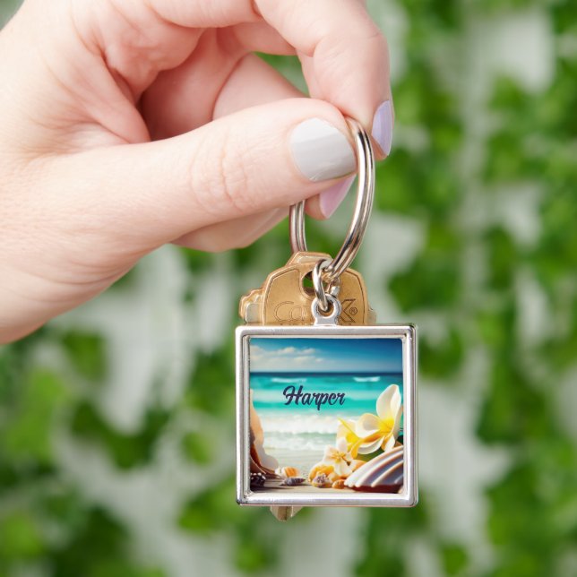 Beach Treasures Key Ring (Hand)