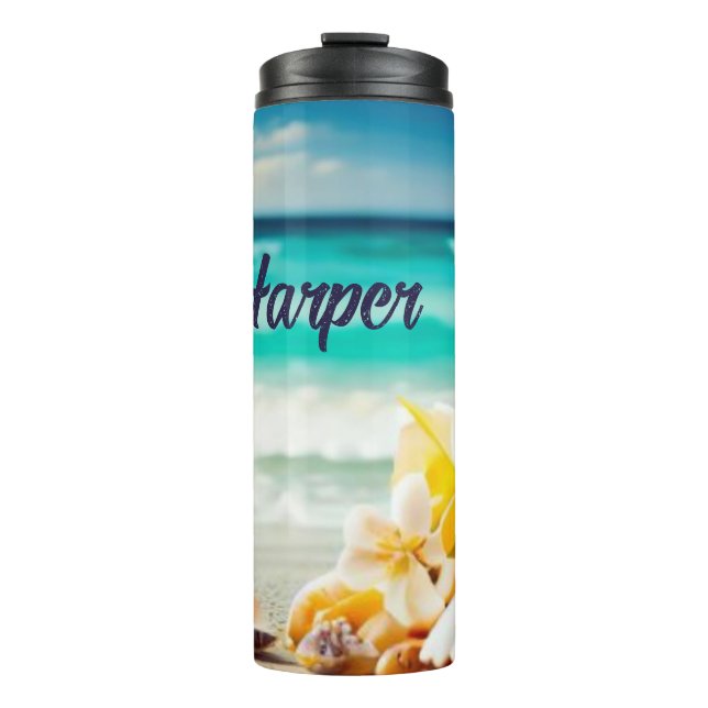 Beach Treasures Thermal Tumbler (Front)