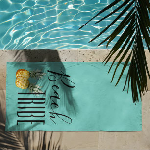 Beach Tribe Bachelorette Party Girl's Trip Weekend Beach Towel