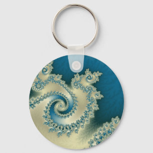 Beach Triple Twirl Keychain