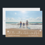 Beach Tropical Vacation Holiday Christmas Photo<br><div class="desc">This design was created though digital art. It may be personalised in the area provided by changing the photo and/or text. Or it can be customised by choosing the click to customise further option and delete or change the colour the background, add text, change the text colour or style, or...</div>