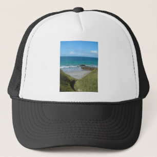 beach trucker hat