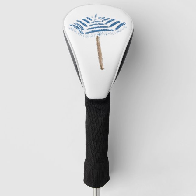 Beach Umbrella Golf Head Cover (Front)