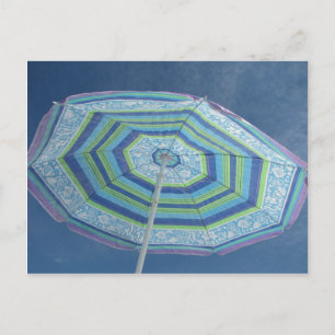 Beach Umbrella Postcard