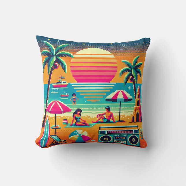 Beach Vacation Cushion (Front)