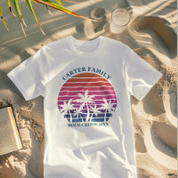 Beach Vacation Family Reunion Custom Tropical