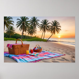 Beach Vacation Getaway Tranquil Seaside Holiday Poster