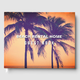 Beach vacation rental property photo guest books