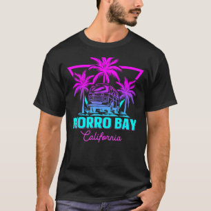Beach Vaporwave Vacation Souvenir Morro Bay T-Shirt