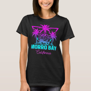 Beach Vaporwave Vacation Souvenir Morro Bay T-Shirt