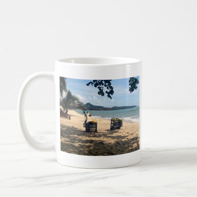 Beach Vendings サムイ島 浜 Coffee Mug (Left)