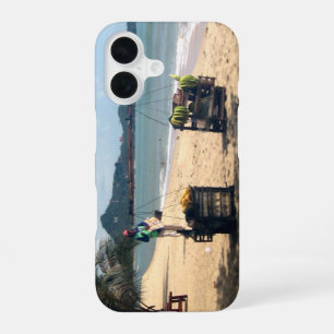 Beach Vendings ... Lamai Beach, Koh Samui Island iPhone 16 Case