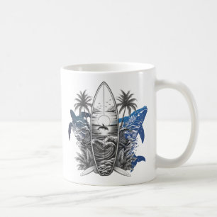 BEACH VIBE OCEAN VIBE TURTLE MUG