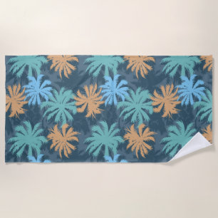 Beach Vibe Palm Tree Towel
