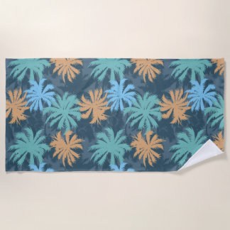 Beach Vibe Palm Tree Towel