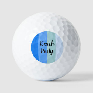 Beach Vibes, Blue Stripes Golf Balls