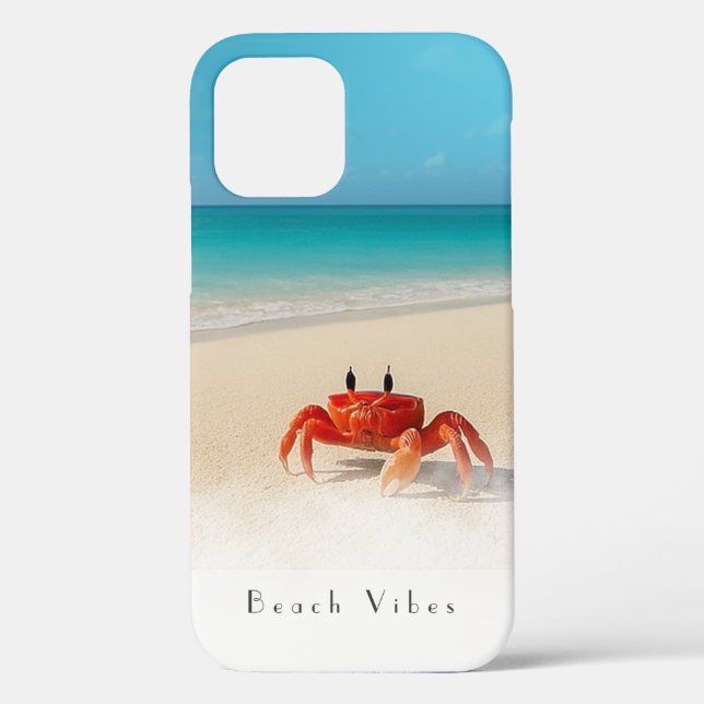 Beach Vibes – iPhone 12 Tough Case 1 Crab (Back)