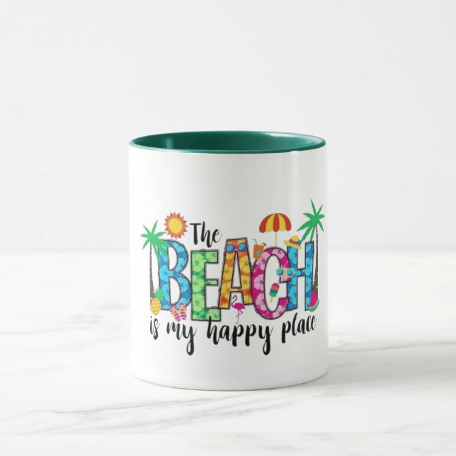 beach vibes mugs (Center)