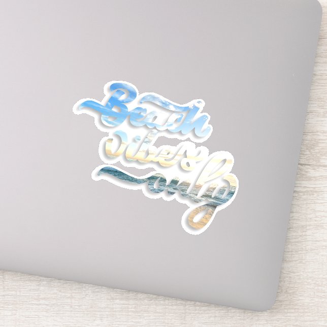 Beach Vibes Only Typography (Detail)