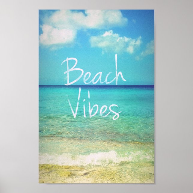 Beach vibes poster (Front)