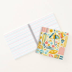 Beach Vibes Spiral Notebook – Coastal Inspiration 
