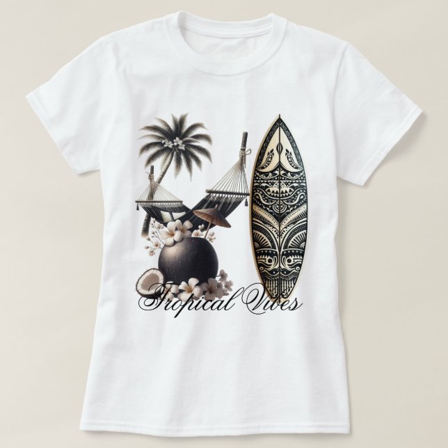 Beach Vibes T-Shirt (Design Front)