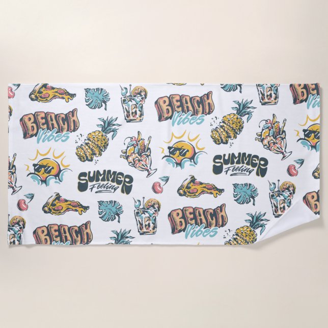 Beach Vibes Towel (Front)