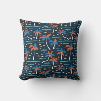 Beach Vibes: Vintage Hawaiian Elegance. Cushion