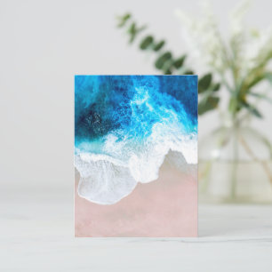 Beach View Holiday Postcard