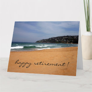 beach view retirement big card