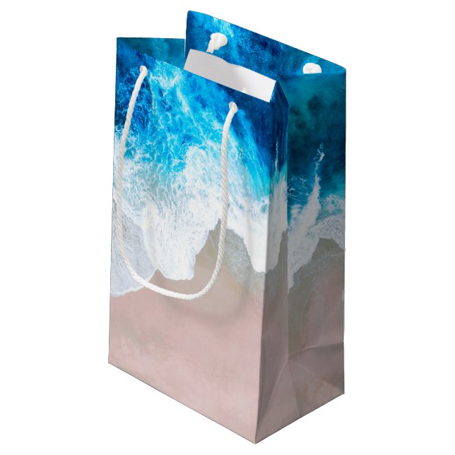 Beach View Small Gift Bag (Back Angled)