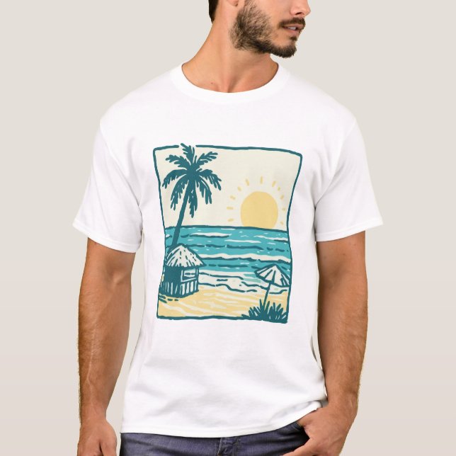 Beach View T-Shirt (Front)