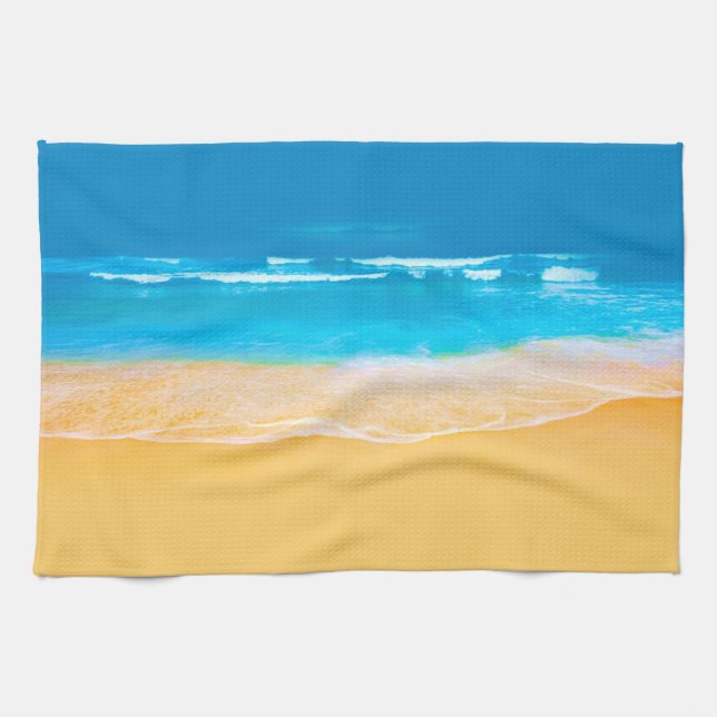 Beach view tea towel (Horizontal)