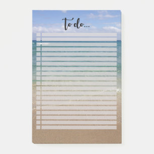 Beach View To Do List Post-it Notes