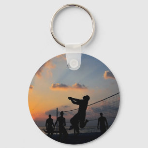 Beach Volleyball at Sunset Key Ring