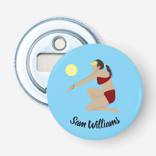 Beach Volleyball Bottle Opener