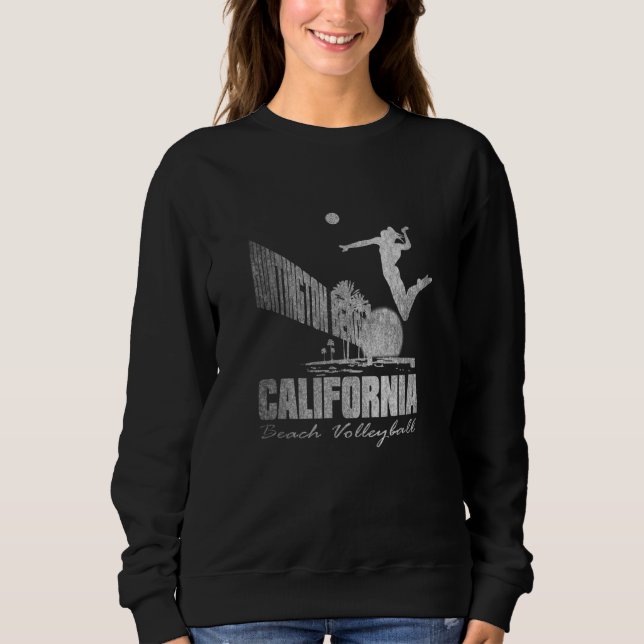 Beach Volleyball California Summer Sweatshirt (Front)