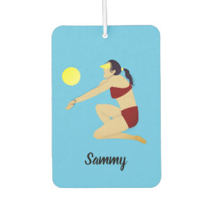 Beach Volleyball Car Air Freshener