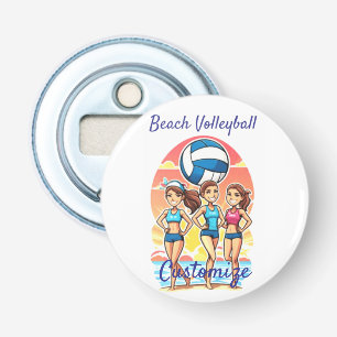 Beach Volleyball Girls Thunder_Cove Bottle Opener