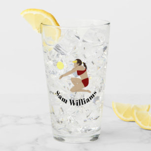 Beach Volleyball Glass